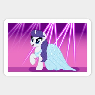 Enchanted Rarity scene Sticker